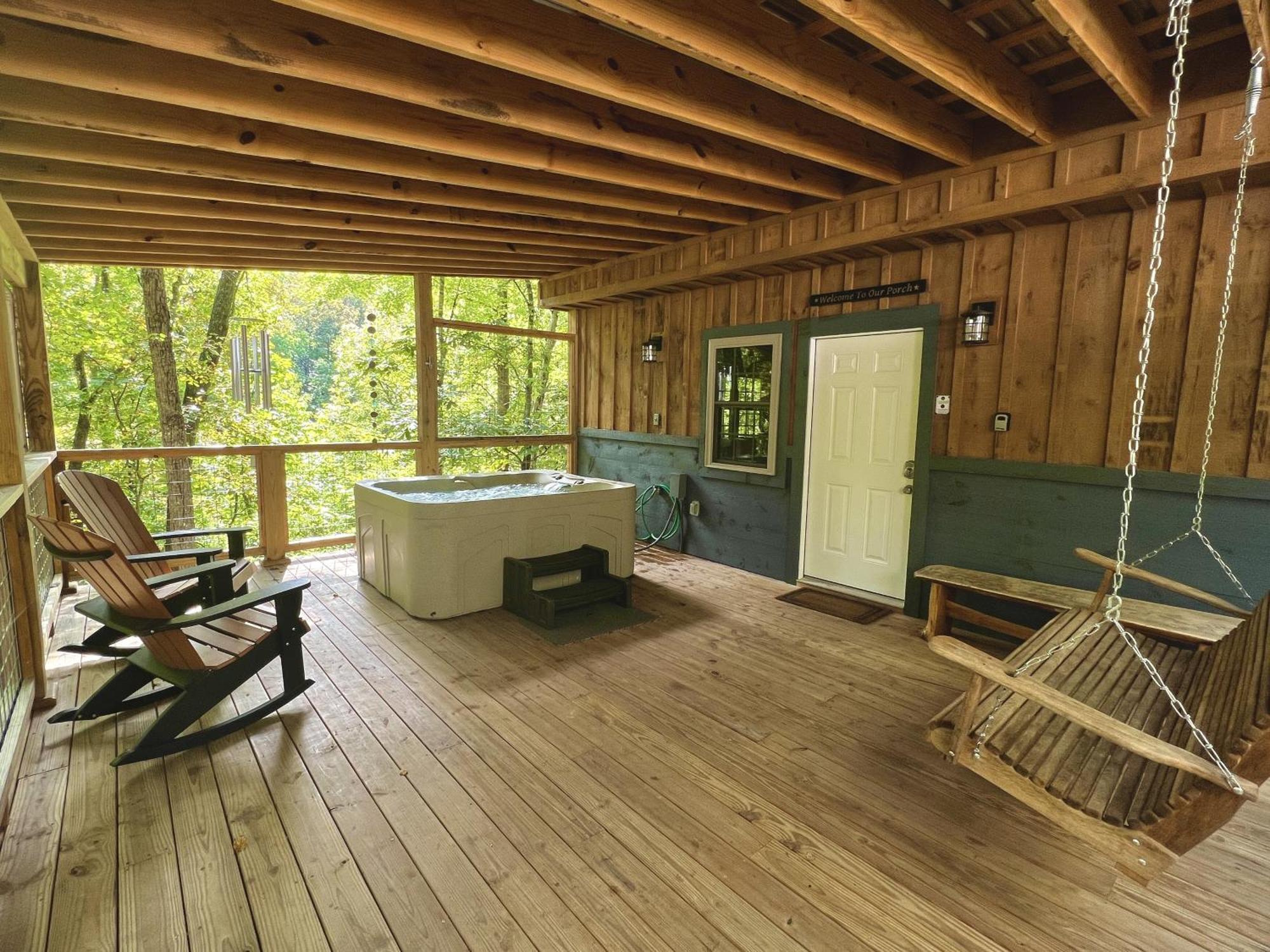 גטלינבורג Bigfoots Hideaway Cabin מראה חיצוני תמונה